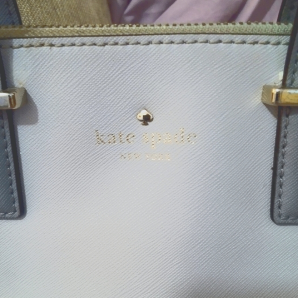 Kate Spade Grey and White